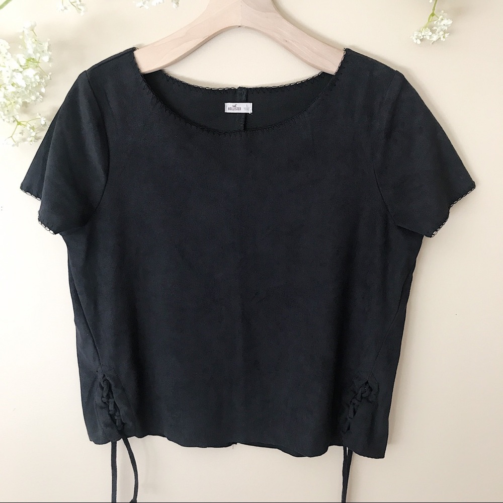 Hollister Suede Top